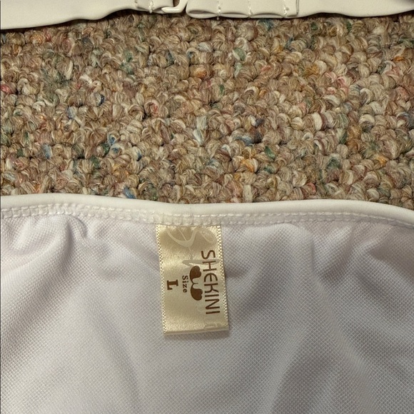 White Ruffle Bikini Set - Picture 6 of 7